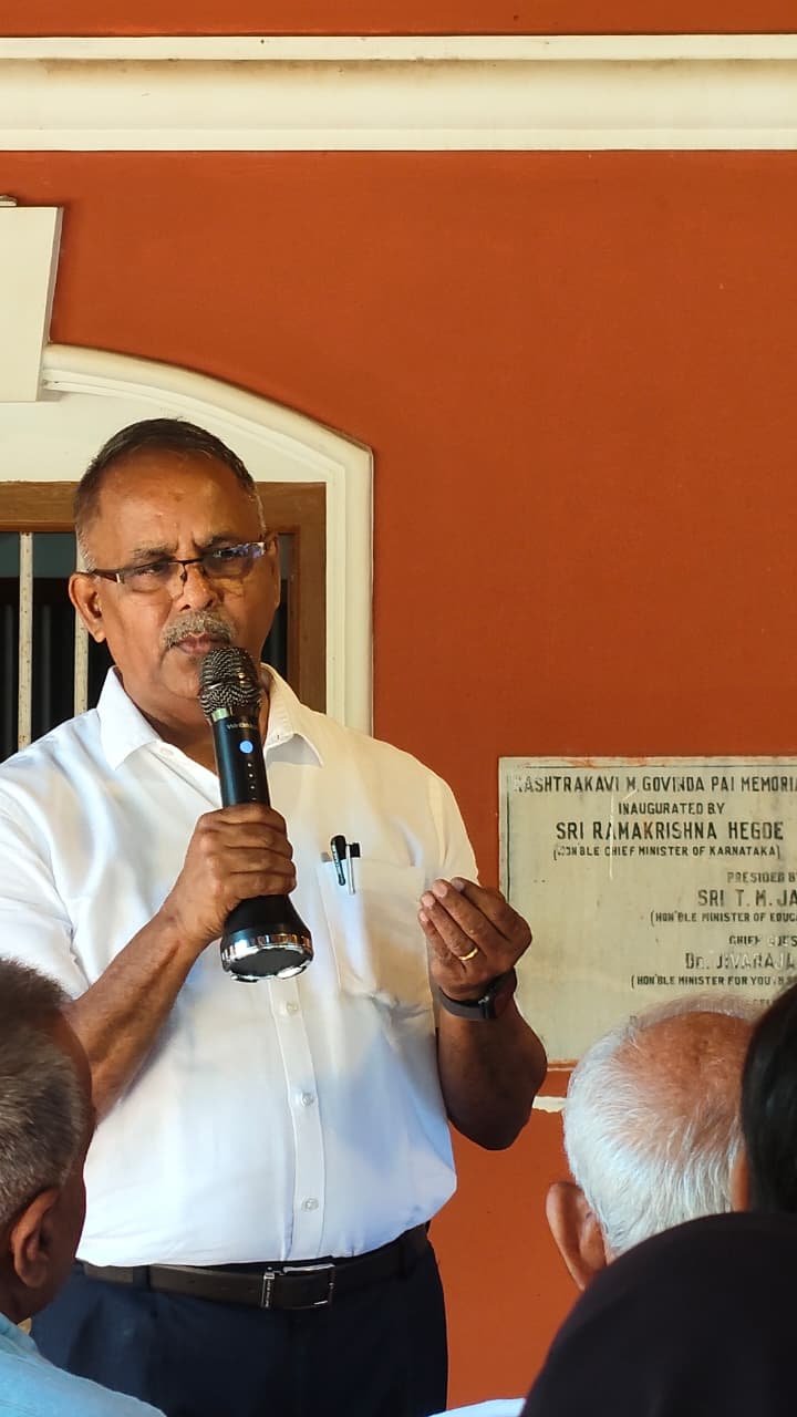 A speaker addressing the annual commemoration