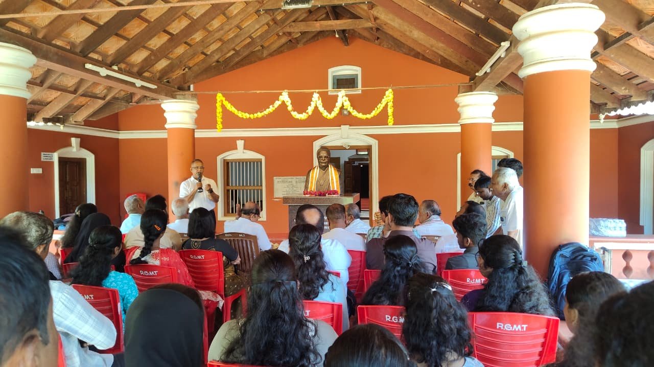 Audience members attending the annual commemoration